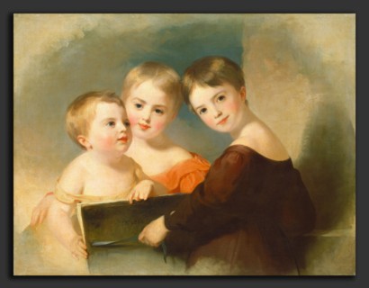 Thomas Sully, The Vanderkemp Children, American, 1783 - 1872, 1832, oil on canvas
