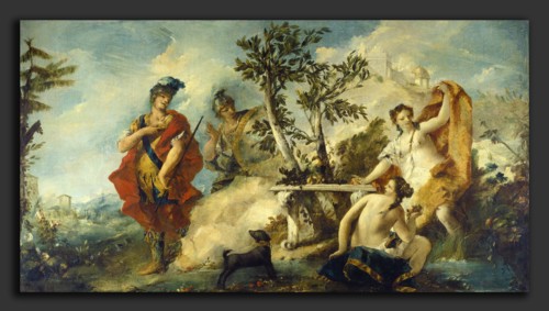 Gian Antonio Guardi and Francesco Guardi, Carlo and Ubaldo Resisting the Enchantments of Armida's