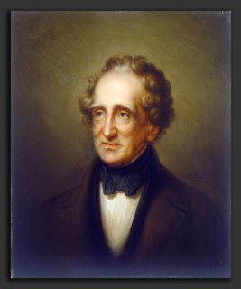 Rembrandt Peale (American, 1778 - 1860), Thomas Sully, 1859, oil on canvas board