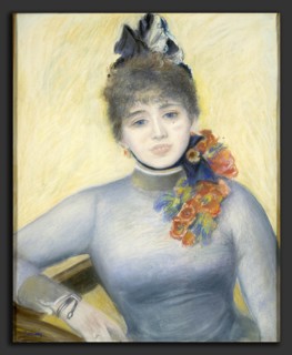 Auguste Renoir, Caroline Rémy ("Séverine"), French, 1841 - 1919, c. 1885, pastel on paper