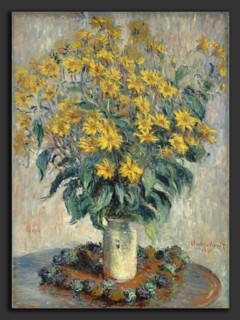 Claude Monet, Jerusalem Artichoke Flowers, French, 1840 - 1926, 1880, oil on canvas