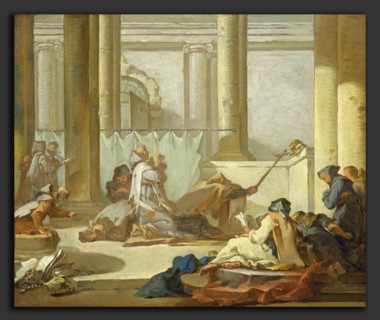 Michel-FranÃ§ois Dandré-Bardon (French, 1700 - 1783), The Adoration of the Skulls, c. 1733-1734,