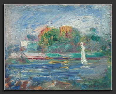 Auguste Renoir, The Blue River, French, 1841 - 1919, c. 1890-1900, oil on canvas