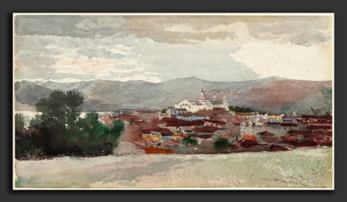 Winslow Homer, Santiago de Cuba, American, 1836 - 1910, 1885, watercolor and pen and black ink over