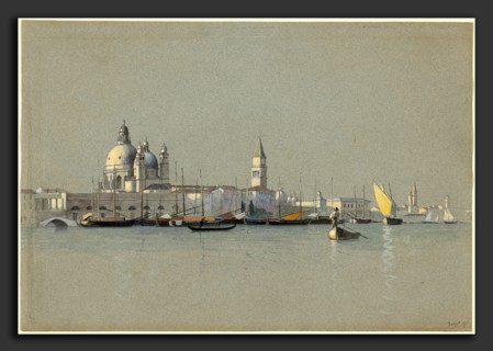 William Stanley Haseltine, View across the Giudecca Canal toward the Salute and the Campanile of
