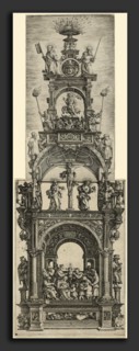 Daniel Hopfer I (German, c. 1470 - 1536), Triumphal Altar with Stages in the Life of Christ, 1518,
