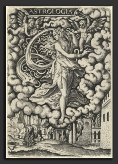 Virgil Solis (German, 1514 - 1562), Astrologia (Astrology), engraving