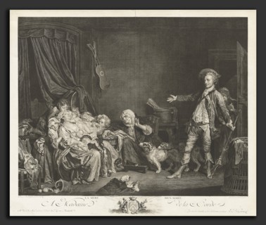 Jean Massard, after Jean-Baptiste Greuze, La mére bienaimée (The Well-Loved Mother), French, 1740 -