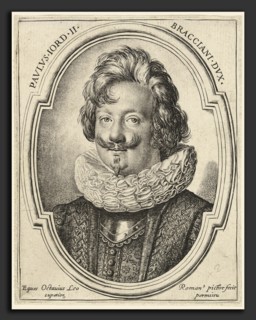 Ottavio Leoni, Paolo Giordano Orsini II, Italian, c. 1578 - 1630, engraving