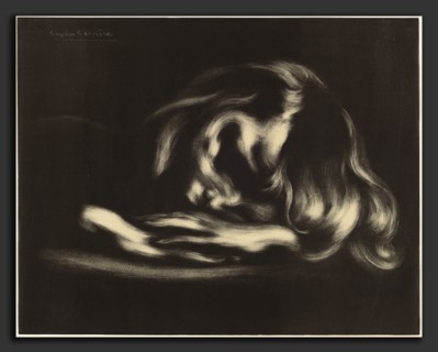 EugÃ¨ne CarriÃ¨re, Sleep, French, 1849 - 1906, 1897, lithograph