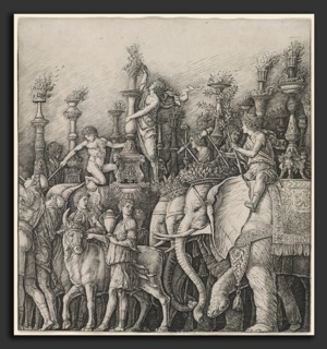 Workshop of Andrea Mantegna or Attributed to Zoan Andrea, The Triumph of Caesar: The Elephants, c.