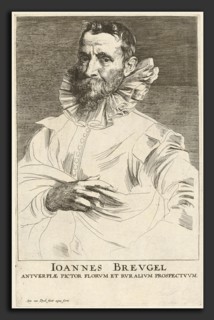 Sir Anthony van Dyck, Jan Bruegel the Elder, Flemish, 1599 - 1641, probably 1626-1641, etching and