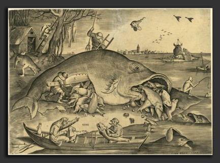 Pieter van der Heyden after Pieter Bruegel the Elder (after Hieronymus Bosch?) (Flemish, active c.