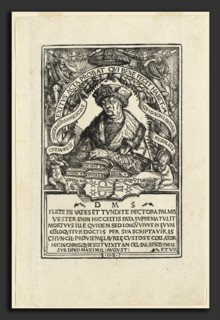 Hans Burgkmair I (German, 1473 - 1531), Conrad Celtis, 1507, woodcut