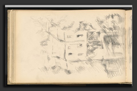 Paul Cézanne, The Mill, French, 1839 - 1906, 1889-1892, graphite on wove paper