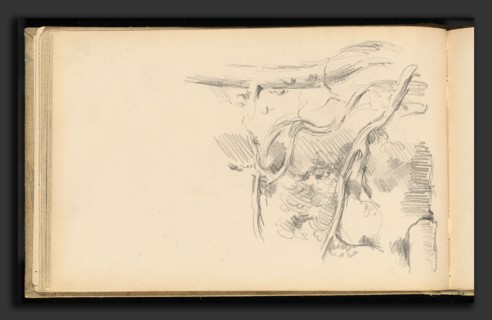 Paul Cézanne, Pine Tree, French, 1839 - 1906, 1882-1885, graphite on wove paper