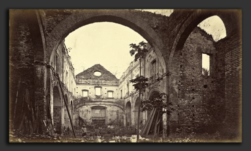 Eadweard Muybridge (American, born England, 1830 - 1904), Ruins of the Church of Santo