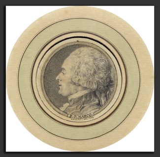 Charles-Nicolas Cochin II, P.J. Marco, French, 1715 - 1790, 1784, black chalk