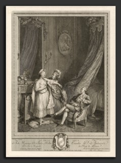 Nicolas Delaunay after Sigmund Freudenberger, Le Petit Jour, French, 1739 - 1792, 1779, etching and
