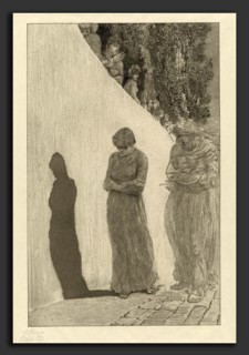 Max Klinger, Disgrace (Schande): pl. 9, German, 1857 - 1920, 1878, etching