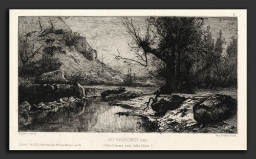 Adolphe Appian, Au Valromey, French, 1818 - 1898, 1868, etching with drypoint on wove paper