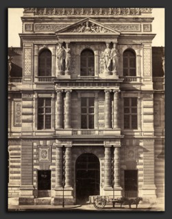 Ãâdouard-Denis Baldus, BibliothÃ¨que Imperiale du Louvre, French, 1813 - 1889, 1856-1857, salted