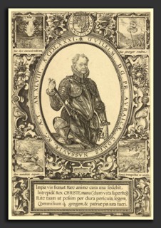 Hendrik Goltzius, William, Prince of Nassau-Orange, Dutch, 1558 - 1617, 1581, engraving