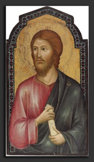 Follower of Cimabue, Christ between Saint Peter and Saint James Major [right panel], late 13th
