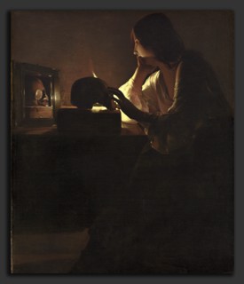 Georges de La Tour (French, 1593 - 1652), The Repentant Magdalen, c. 1635-1640, oil on canvas
