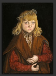Lucas Cranach the Elder (German, 1472 - 1553), A Prince of Saxony, c. 1517, oil on panel