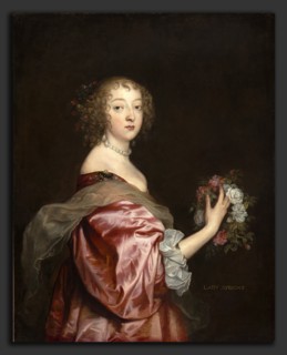 Sir Anthony van Dyck (Flemish, 1599 - 1641), Catherine Howard, Lady d'Aubigny, c. 1638, oil on