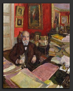 Edouard Vuillard, Théodore Duret, French, 1868 - 1940, 1912, oil on cardboard on wood