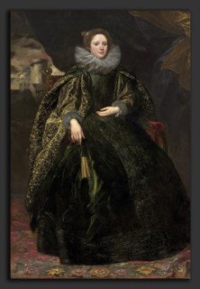 Sir Anthony van Dyck (Flemish, 1599 - 1641), Marchesa Balbi, c. 1623, oil on canvas