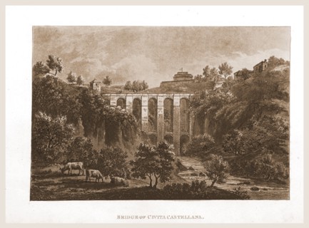 A Select Collection of Views and Ruins in Rome and its vicinity, Bridge of Civita Castetellana