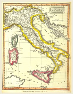 Map of Italy by Thomas Kelly