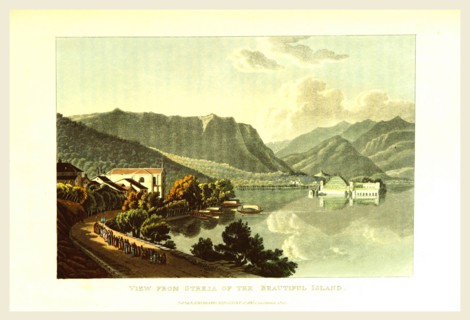 Picturesque Tour from Geneva to Milan, by way of the Simplon, view od Stresa, Italy