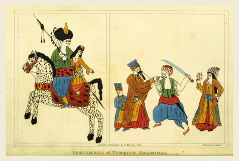 A Tour in the Levant, Turkish drawings, 1820