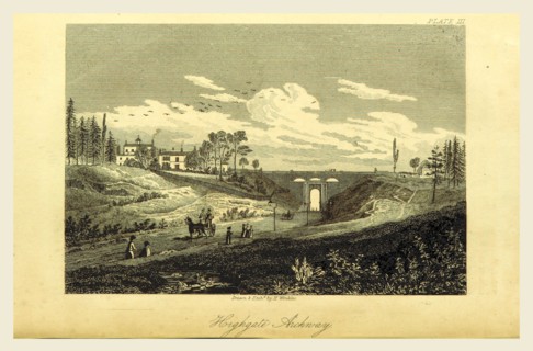 Highgate Archway, The history and antiquities of the parish of Islington, in the county of