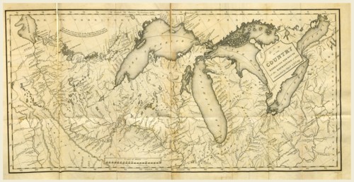 Map, Narrative of an Expedition to the source of St. Peter's River, Lake Winnepeck, Lake of the