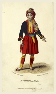 Greece in 1823 and 1824, Mustapha Ali, 19th century engraving
