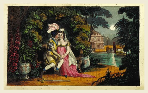 Don Juan. Cantos I.-V.  illustrations by I. R. Cruikshank, 19th century engraving
