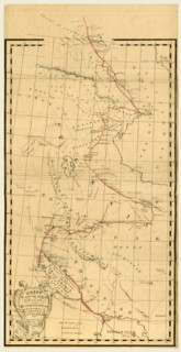 Map, Personal narrative of a journey from India to England, by Bussorah, Bagdad, the ruins of