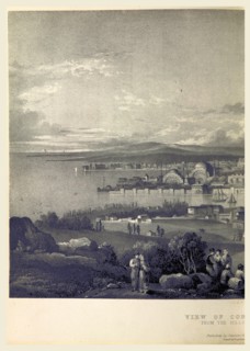 Constantinople in 1828, Istanbul, Turkey, 19th century engraving