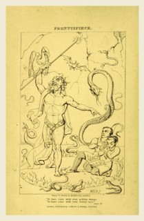 The Siamese Twins, A satirical tale of the times, 19th century engraving