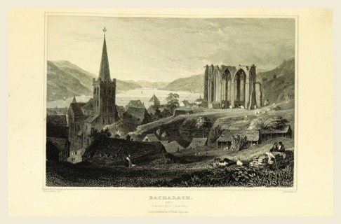 Bacharach, Germany, Tombleson's Views of the Rhine, Tombleson's Views of the Rhine, 19th century