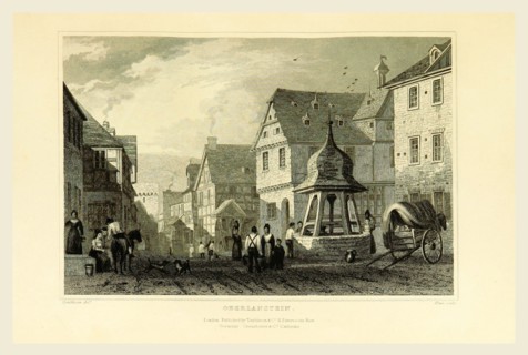 Oberlanstein, Germany, Tombleson's Views of the Rhine, Tombleson's Views of the Rhine, 19th century