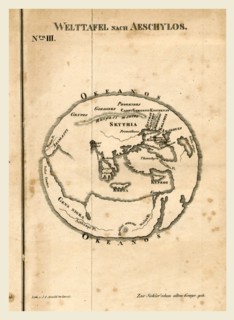 Aeschylos, Handbuch der alten Geographie, 19th century engraving