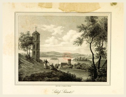 Representations of old Prussian Castles drawn by Countess Dohna, Castle Schwetz, Darstellungen