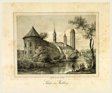 Representations of old Prussian Castles drawn by Countess Dohna, Castle Heilsberg, Darstellungen