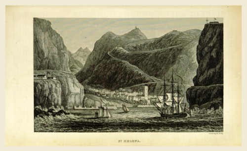 St. Helena, 19th century engraving